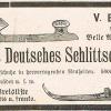 Advertentie 1895 schaatsenverkoper V.Birkholz, Berlijn (Duitsland)