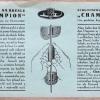 Brochure schaatsen slijpen schaats CHAMPION schaatsenmaker USO Satora, Uherský Ostroh  (Tsjechië)