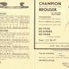Brochure schaats CHAMPION schaatsenmaker USO Satora, Uherský Ostroh  (Tsjechië)