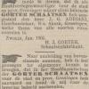 Advertentie 1905 schaatsen van H.J. Gorter schaatsenverkoper J.G. Adriani, Groningen
