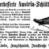 Advertentie 1880 Austria-schaats A. Klotz, Kamnitz (Tsjechië)