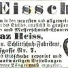 Advertentie 1877 schaatsenmaker I. Heiss junior, Graz (Oostenrijk)