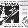 Advertentie schaatsenmaker W.Rosenlew&Co, Pori (Finland)
