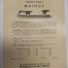Brochure 1933 Mainos schaatsen schaatsenmaker W.Rosenlew&Co, Pori (Finland)