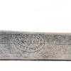 Merkteken Metalen schaats met messing voetplaat schaatsenmaker Thompson, Nottingham (Engeland)