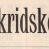 Advertentie 1889 schaatsenmaker Julius Werner, Kristiania (Noorwegen)