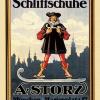 Affiche schaatsenverkoper A.Storz, München (Duitsland)