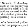 Beschrijving patent 27 mei 1862 van Newark, New Jersey (USA)