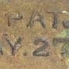 Schaatsen met patent 1862 van P. Bauer, Newark, New Jersey (USA)