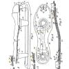 Tekening Patent 1939 Michael Goldenberg, schaatsenmaker Brooks, Philadelphia, Pennsylvania (USA)