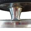 Merkteken 'T'-skate schaatsenmaker J. Carlson, Springfield (USA)