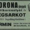Advertentie 1941 schaatsenmaker UNIOREX, Budapest (Hongarije)