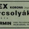 Advertentie 1941 schaatsenmaker UNIOREX, Budapest (Hongarije)
