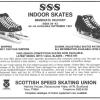 Advertentie oktober 1981 met S.S.S shortrack schaatsen