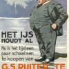 Affiche ca.1910-1920 schaatsenmaker firma G.S.Ruiter, Akkrum
