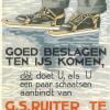 Affiche ca.1910-1920 schaatsenmaker firma G.S.Ruiter, Akkrum