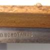 Merkteken schaatsenmaker D. Schotanus, Boksum