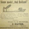 Advertentie 1903 schaatsenmaker G.S. Ruiter, Bolsward