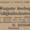 Advertentie 1910 schaatsenmaker H.Hendriks, Drachten