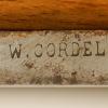 Merkteken schaatsenmaker W. Cordel, Engwierum