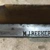 Merkteken Friese schaats schaatsenmaker M.J. Reekers, Leeuwarden