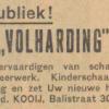 Advertentie 1933 schaatsenmaker J.Veenstra, Leeuwarden
