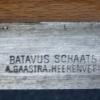Merkteken schoonrijschaats schaatsenmaker A.Gaastra, Heerenveen