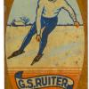 etiket voor schaatsen Ruiter Huizum bij Leeuwarden