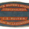 etiket voor schaatsen Ruiter Huizum bij Leeuwarden