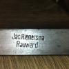 Merkteken schaatsenmaker Jac. Riemersma, Rauwerd