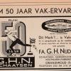 Advertentie 1948 schaatsenmaker G.H. Nijdam, Oranjewoud