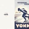 Buitenkant folder ca.1950 Schaatsfabrikant Vonk