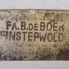 Afbeelding merkteken schaatsmaker B.de Boer Finsterwolde