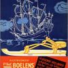 Affiche schaatsen Vliegende Hollander, IJzerhandel Boelens, Groningen