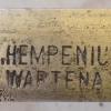 Merkteken schaatsenmaker S. Hempenius, Wartena