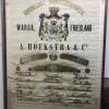 Affiche schaatsenmaker K.A. Hoekstra, Warga