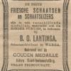 Advertentie 1904 schaatsenmaker B.O. Lantinga, Warga