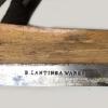 Merkteken Houten schaats schaatsenmaker B.O. Lantinga, Warga