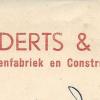 Kop rekening 1962 schaatsenfabriek Meinders&Zn, Warga
