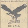 Advertentie 1950 schaatsenmaker B. Planting, IJlst