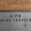 Merkteken schaatsenmaker G. Vis, Waddinxveen