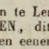 Advertentie 1850 schaatsenmaker H.L. van Noord, Lemmer
