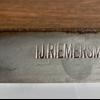Merkteken Schoonrijschaatsen schaatsenmaker IJ. Riemersma, Edam