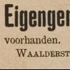 Advertentie 1889 schaatsenmaker J.G. Moojen, den Burg
