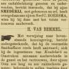Advertentie 1889 overname smederij schaatsenmaker C. Boersma, Oudekerk aan den Rijn