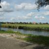 RVS finishpaal met informatie bord - Leeuwarden
