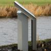 Informatie bord bij De Finishboog met electra voorziening - Leeuwarden