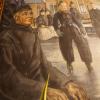 Volendam - Muurschildering in restaurant AMVO - W.A. v.d. Walle