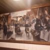 Volendam - Muurschildering in restaurant AMVO - W.A. v.d. Walle