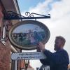 Hindeloopen - Uithangbord Café Restaurant De Friese Doorloper 2